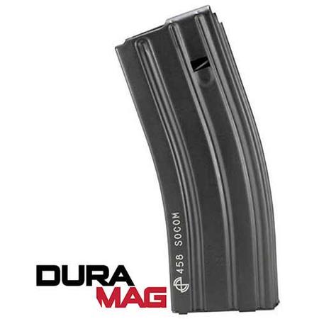 Duramag Magazine 458 SOCOM 10 Round Stainless Steel Black