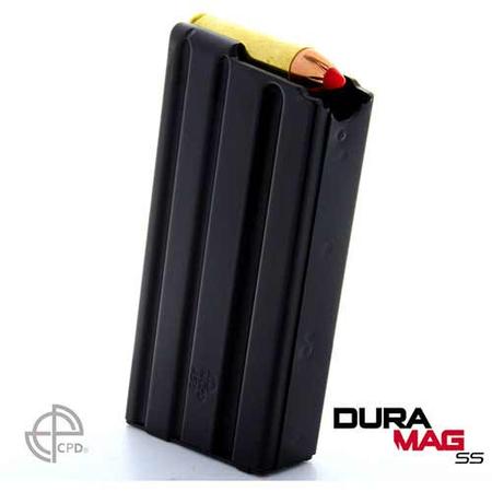 Duramag Magazine 450 Bushmaster 7 Round Stainless Steel Black