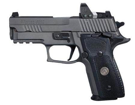 P229 Legion RXP COMPACT SAO 3MOA Black Medallion Grip