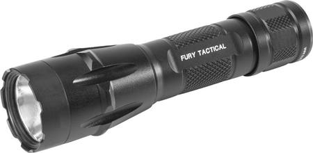 FURY DUAL FUEL TACTICAL, 6V 1500 LU, SINGLE OUTPUT, WH LED, ALUM BLACK TYPE III ANO, CLICK SWITCH