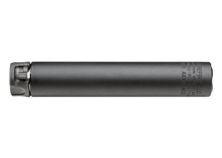 2ND GEN SOCOM SUPPRESSOR, HIGH TEMPERATURE ALLOY CONSTRUCTION, FOR USE WITH 7.62 CALIBER AMMUNITION, BLACK FINISH