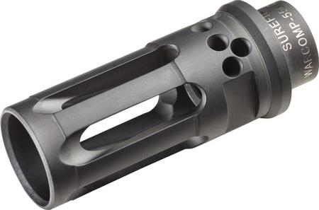 PORTED CLOSED TINE FLASH HIDER FOR M4/M16/AR VARIANTS, SERVES AS SUPPRESSOR ADAPTER FOR 5.56 SOCOM SUPPRESSORS