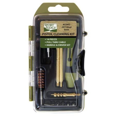 .357/38spl/9mm 14 Piece Pistol Cleaning Kit