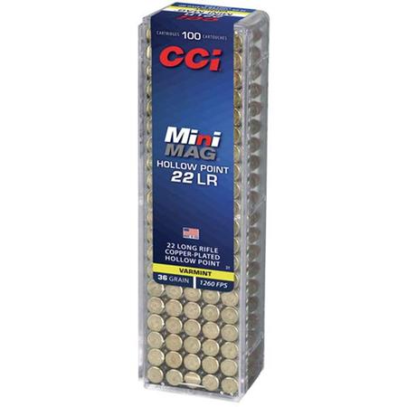 MINI MAG 22 LR 36gr HP Box of 100