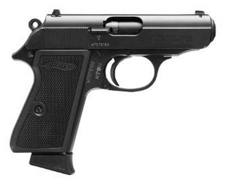 PPK/S 22LR 3.35 inch barrel 7 Round Black with Threaded Barrel