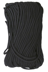 550 Para Cord 7 Strand Braided Class 3  Black 100 Ft 